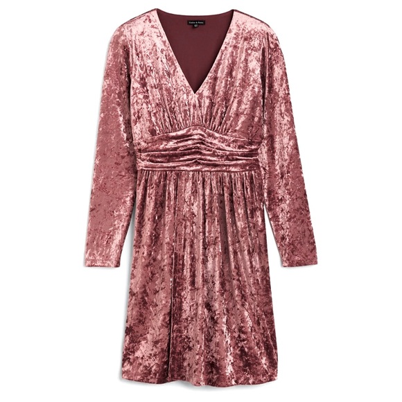 Violets & Roses Crushed Velvet Dress - Picture 6 of 6